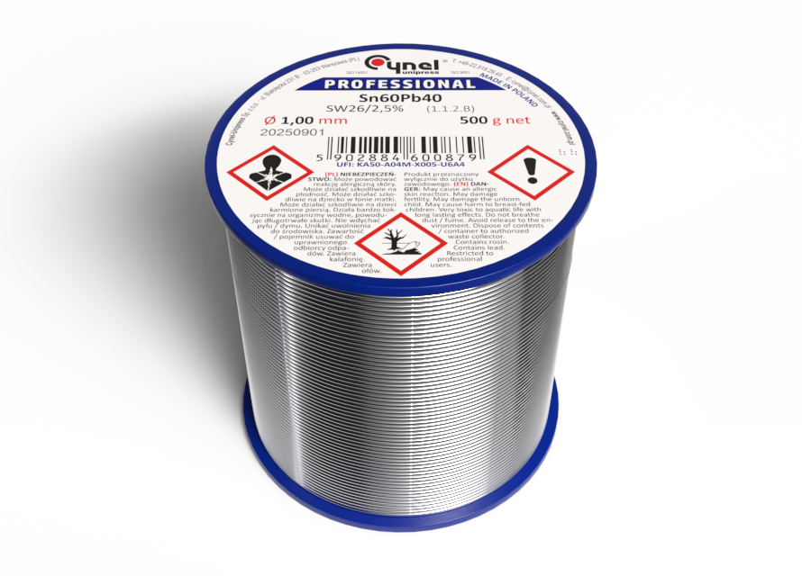 Sn60Pb40 SW26 - 0,5mm - 250g