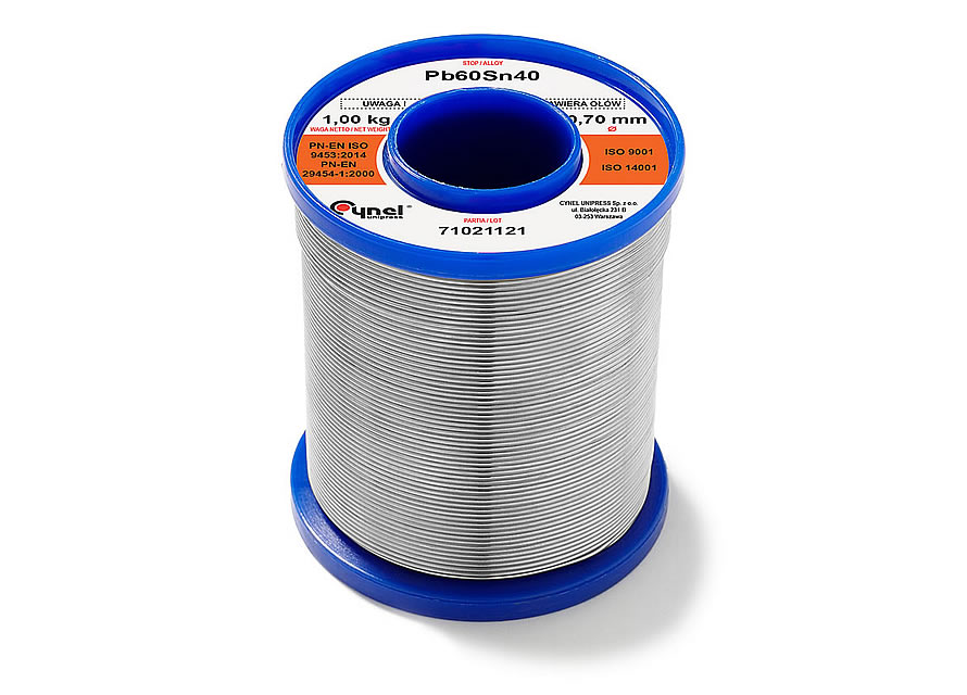 Pb60Sn40 SW21 - 0,7mm - 1000g