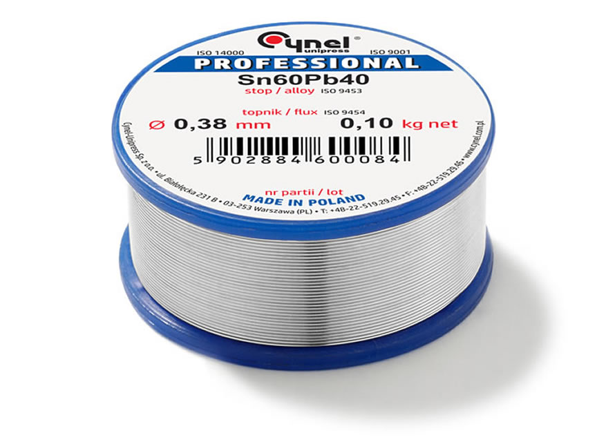 Sn60Pb40 SW21- 0,38mm - 100g