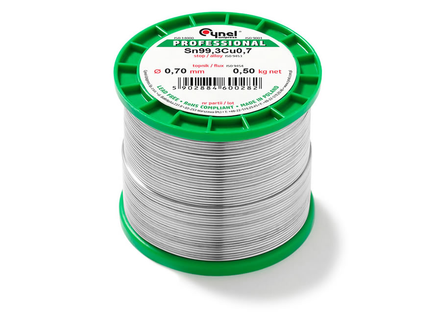 Sn99,3Cu0,7 PRO - 0,7mm - 500g